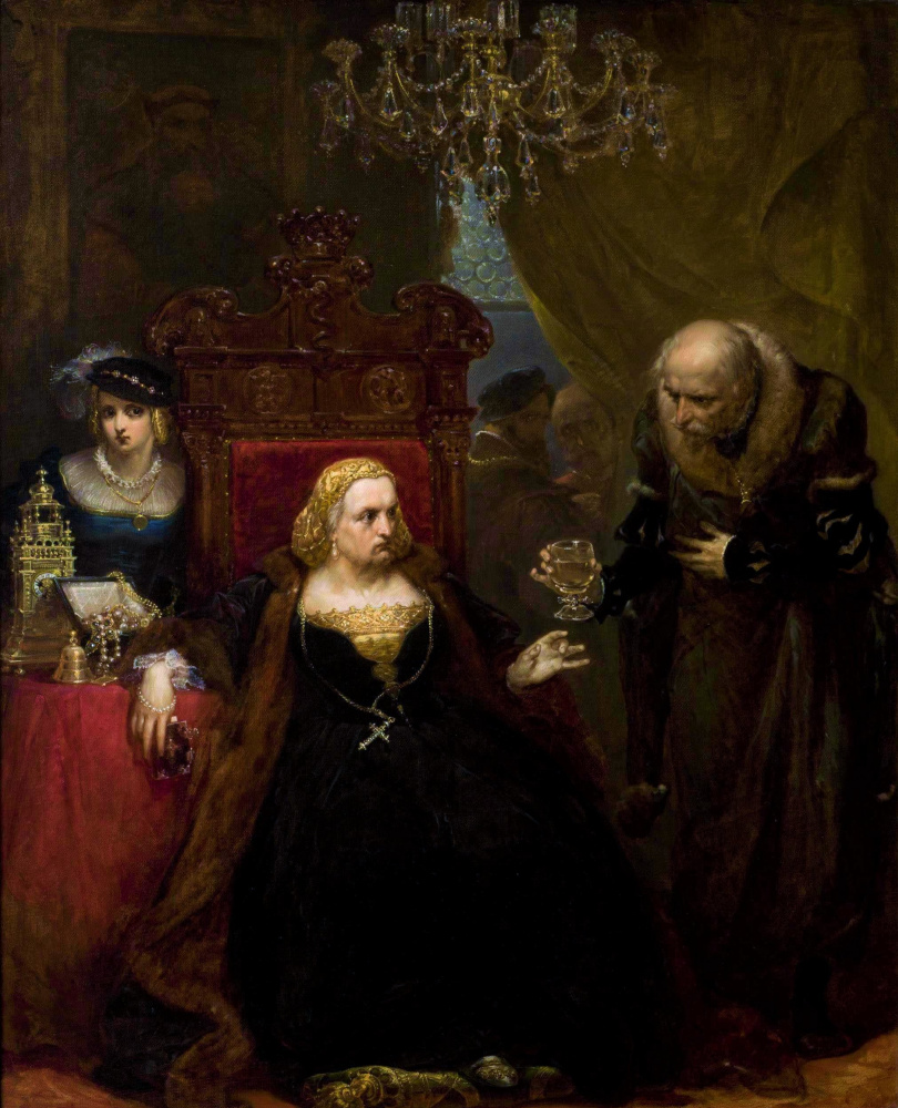 Jan Matejko. Poisoning the Queen Bona