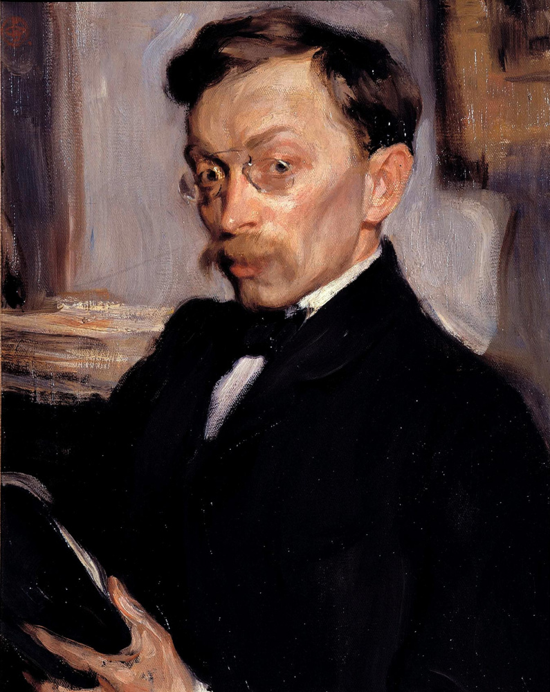 Osip Emmanuilovich (Joseph) Braz. Porträt von K. K. Pervukhin. Um 1902