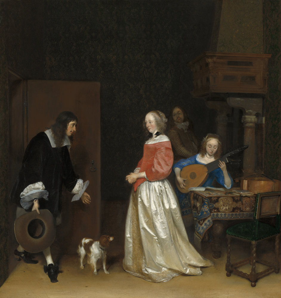 Gerard Terborch (ter Borch). The Suitor's Visit