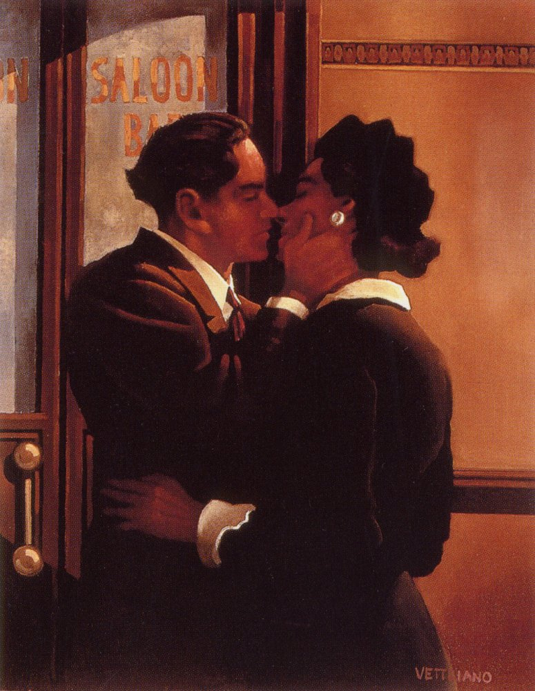 Jack Vettriano. Kiss