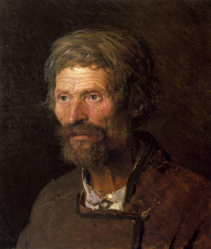 Ivan Nikolayevich Kramskoy. Head of an old Ukrainian peasant