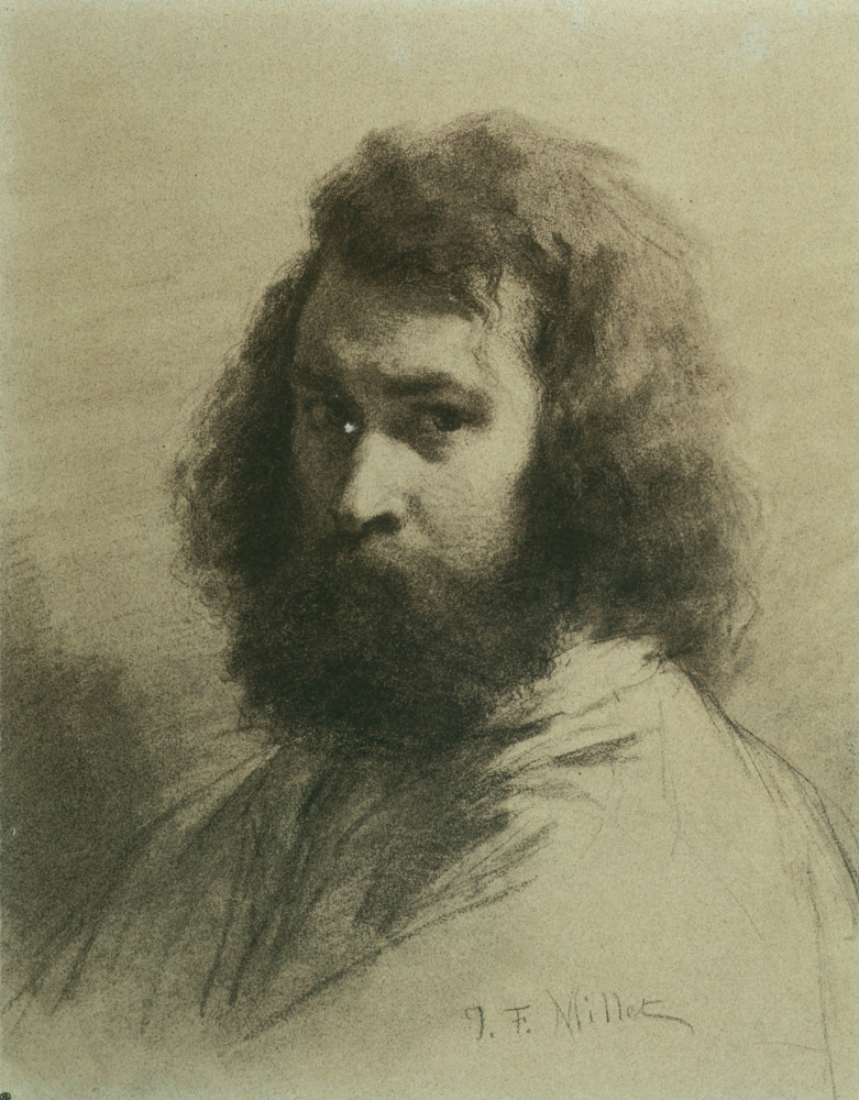 Jean-François Millet. Self-portrait