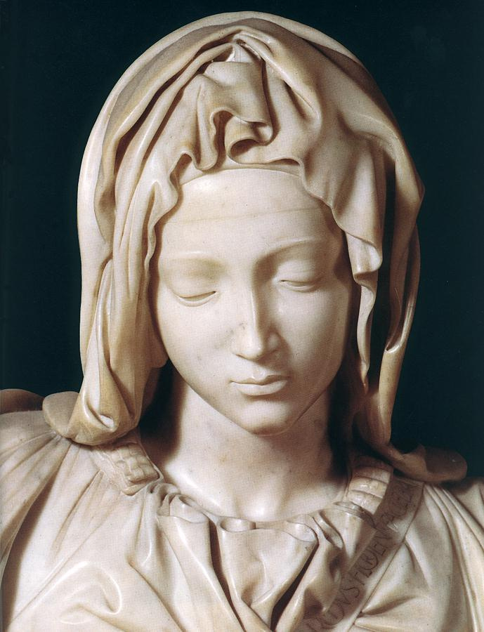 Michelangelo Buonarroti. Pietà (The Lamentation Of Christ). Fragment