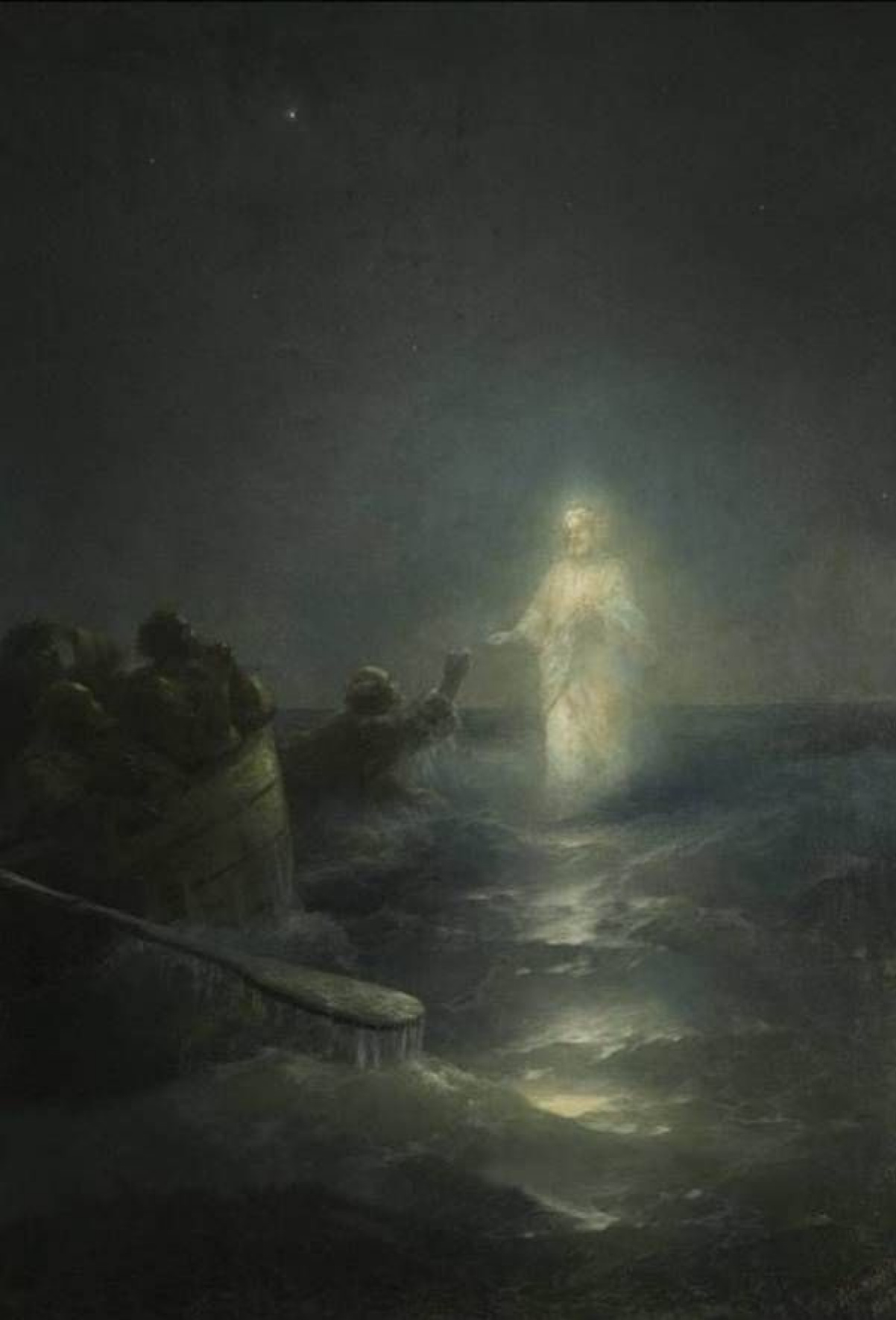 極希少◆AOR◆ANGELA&THE RUDE/WALKING ON WATER Walking on water, 1897, 103×150 cm by Ivan Aivazovsky: History