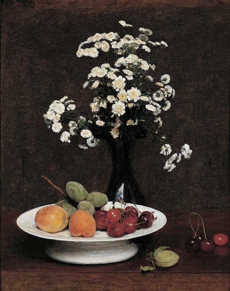 Henri Fantin-Latour. Still life with flowers