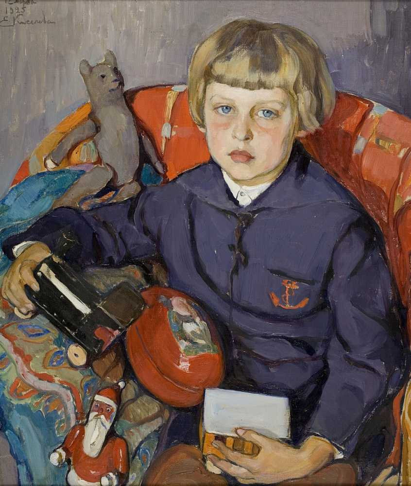 Elena Kiseleva. Portrait of the son