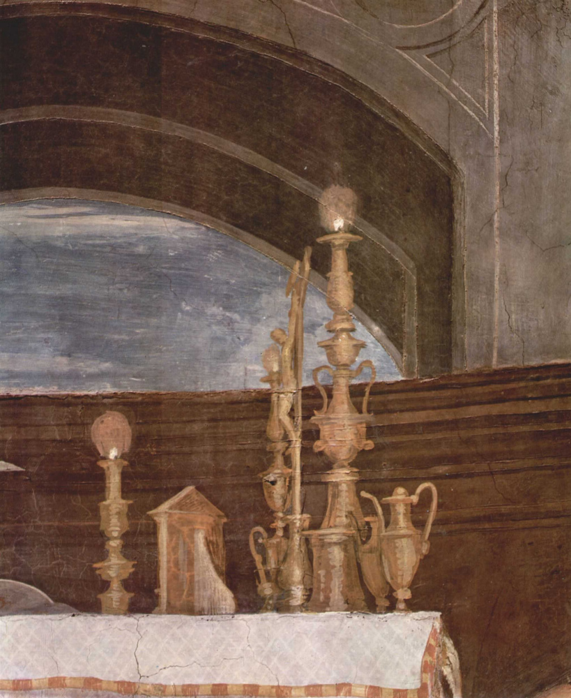 Raphael Santi. The mass at Bolsena. Fragment