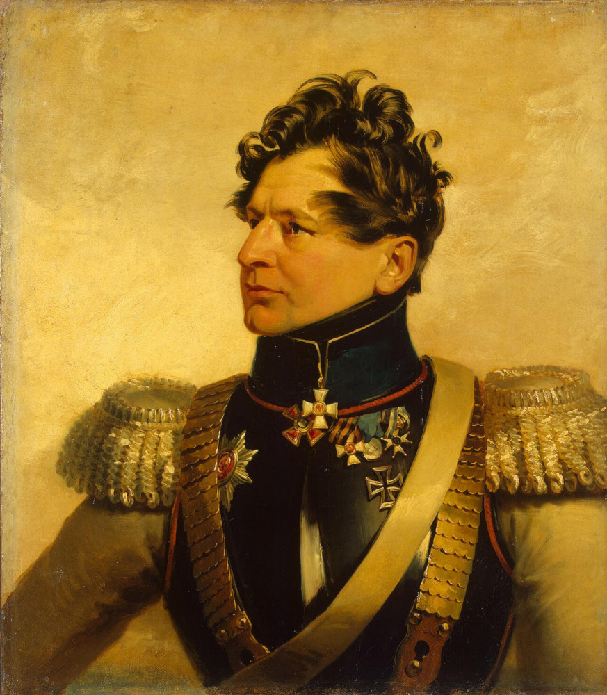 George Dow. Portrait of Ivan Sergeevich Leontyev