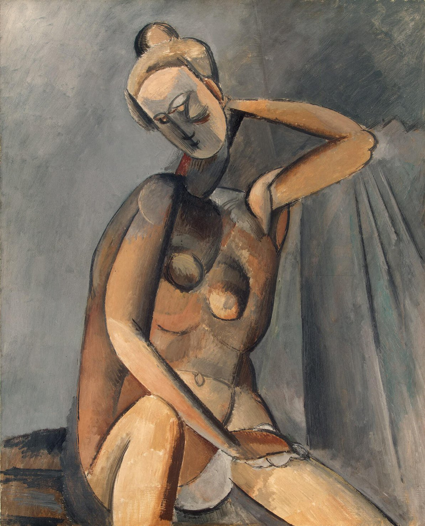 Naked woman 1909 81 100 cm by Pablo Picasso History Analysis