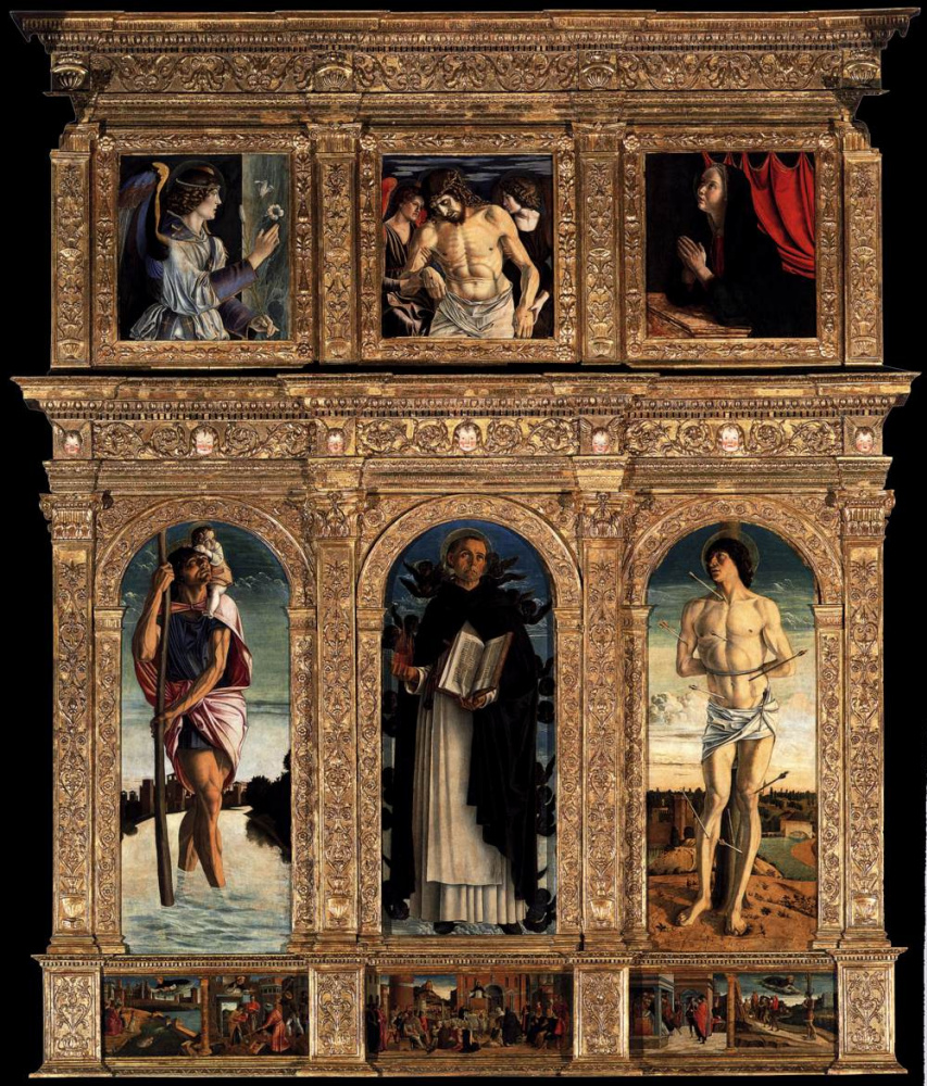 Giovanni Bellini. San Vincenzo Ferreri Polyptych