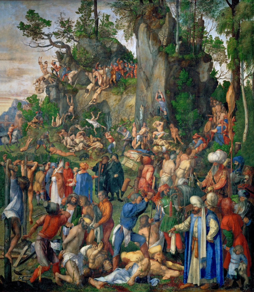 Albrecht Durer. Martyrdom of the Ten Thousand