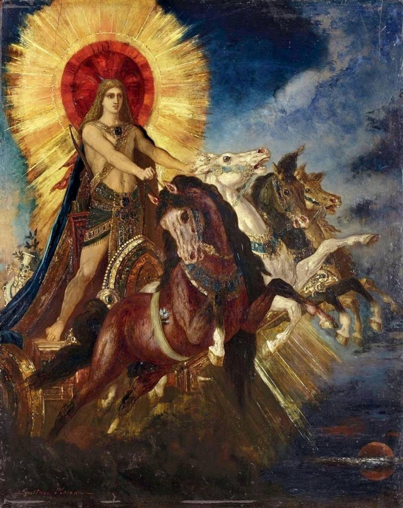 Gustave Moreau. Char d'Apollo