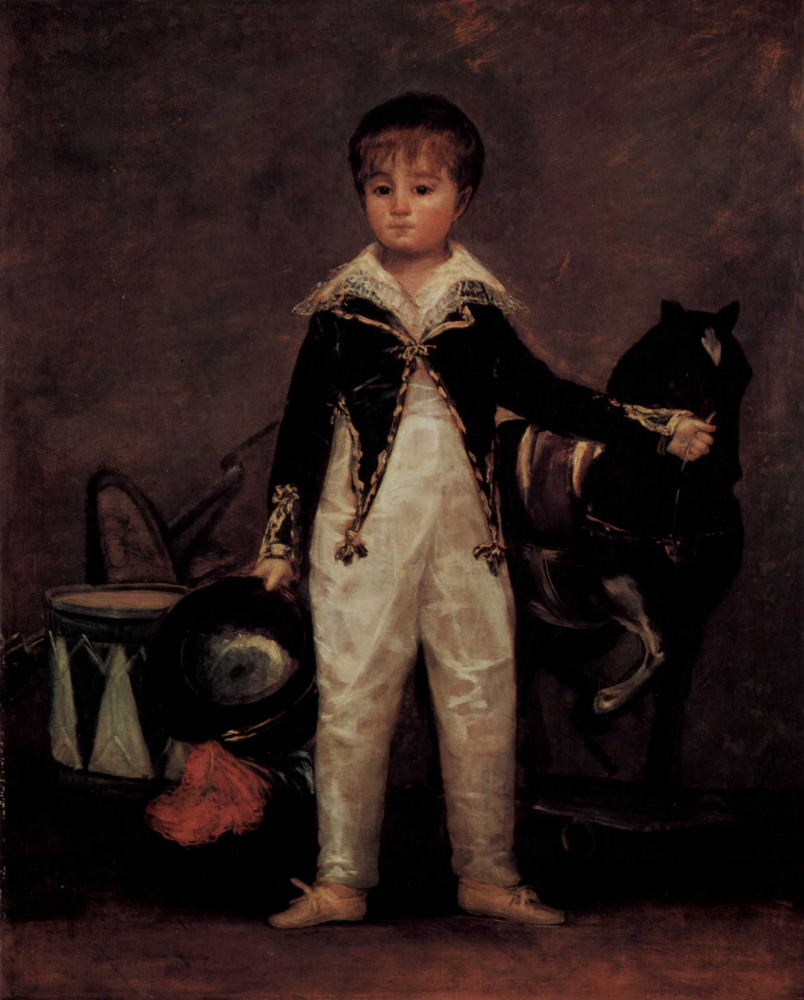 Francisco Goya. Portrait Jose Costa-and-Monalisa nicknamed Pepito