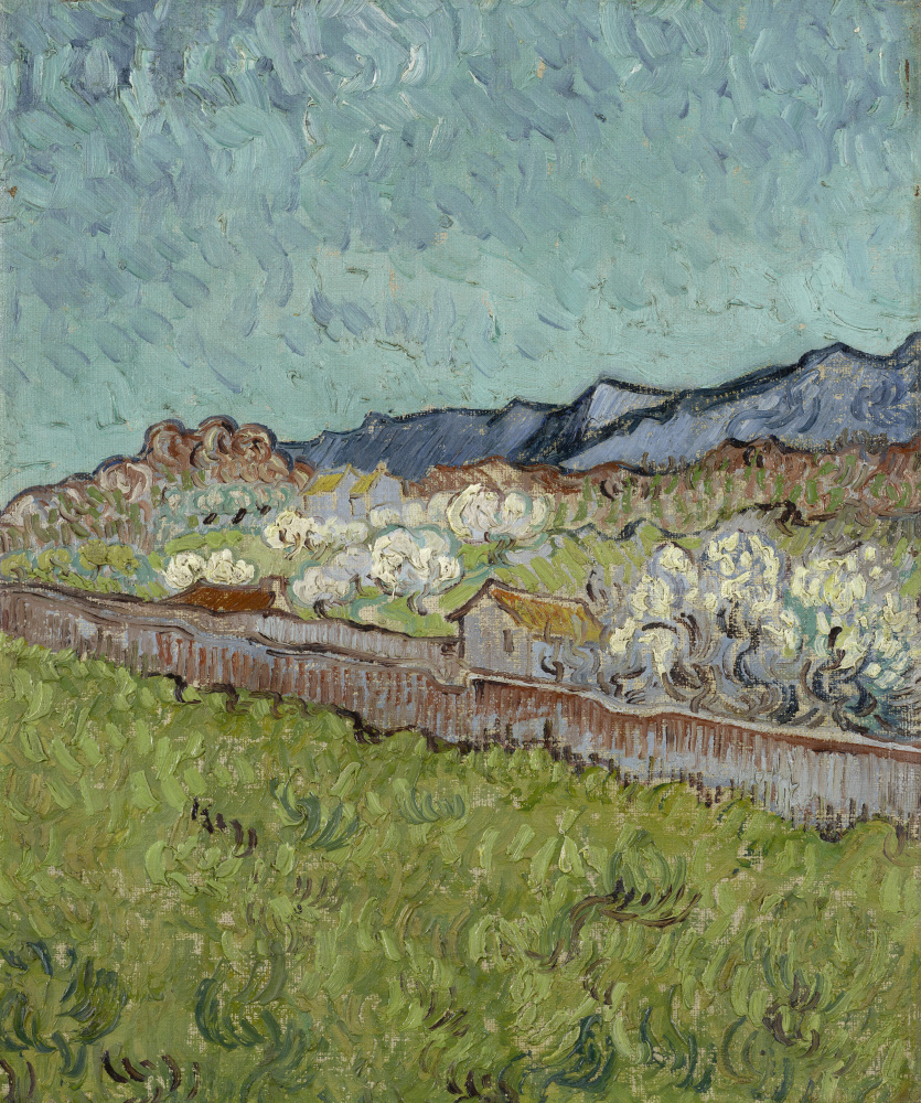 Vincent van Gogh. At the foot of the mountains