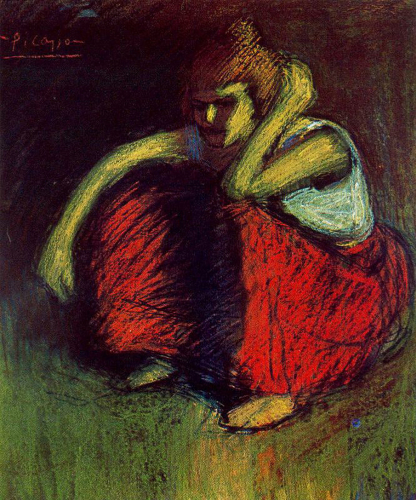 Pablo Picasso. Red skirt