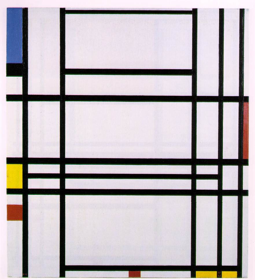 Piet Mondrian. Composition 10