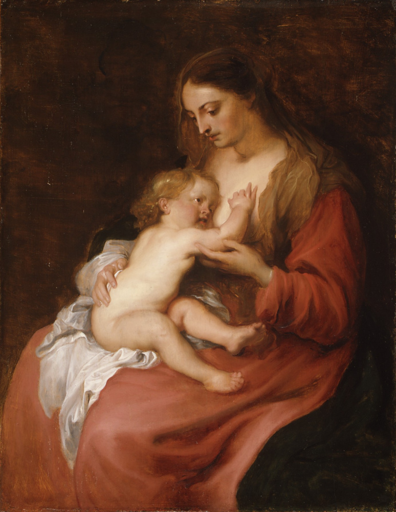 Anthony van Dyck. The Madonna and child