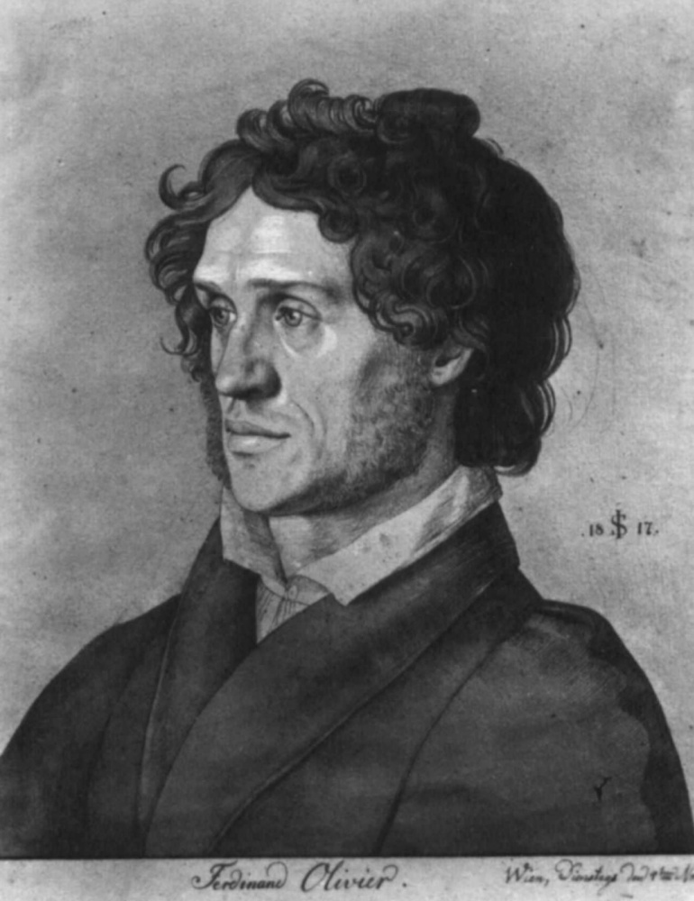 Julius Schnorr von Karolsfeld. Portrait Of Ferdinand Olivier