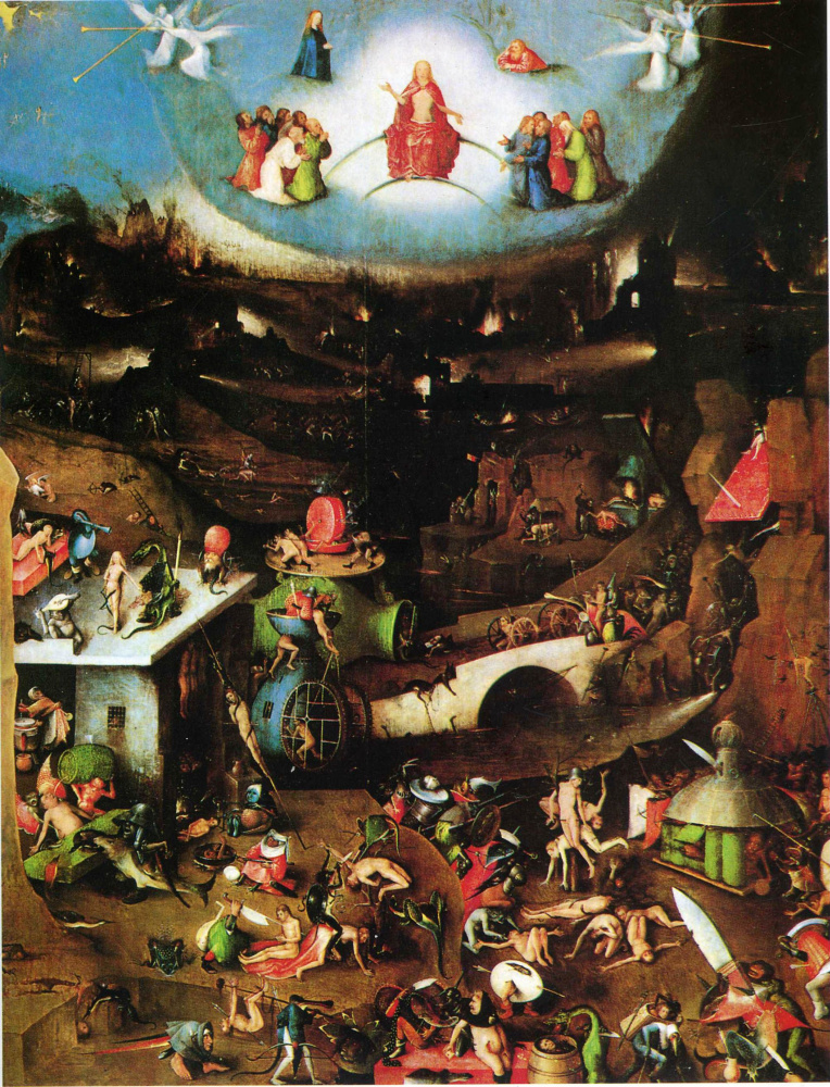 Hieronymus Bosch. Judgment. The Central part of the triptych