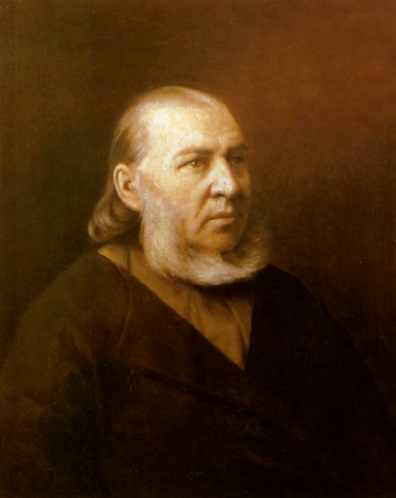Vasily Grigorievich Perov. Portrait of the writer Sergei Timofeevich Aksakov
