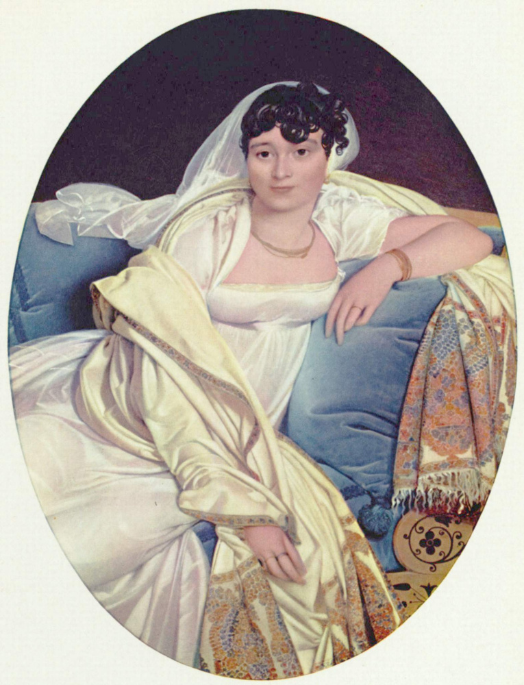 Jean Auguste Dominique Ingres. Portrait of Madame Riviere, née Marie Françoise Bibin Bloe de Beauregard