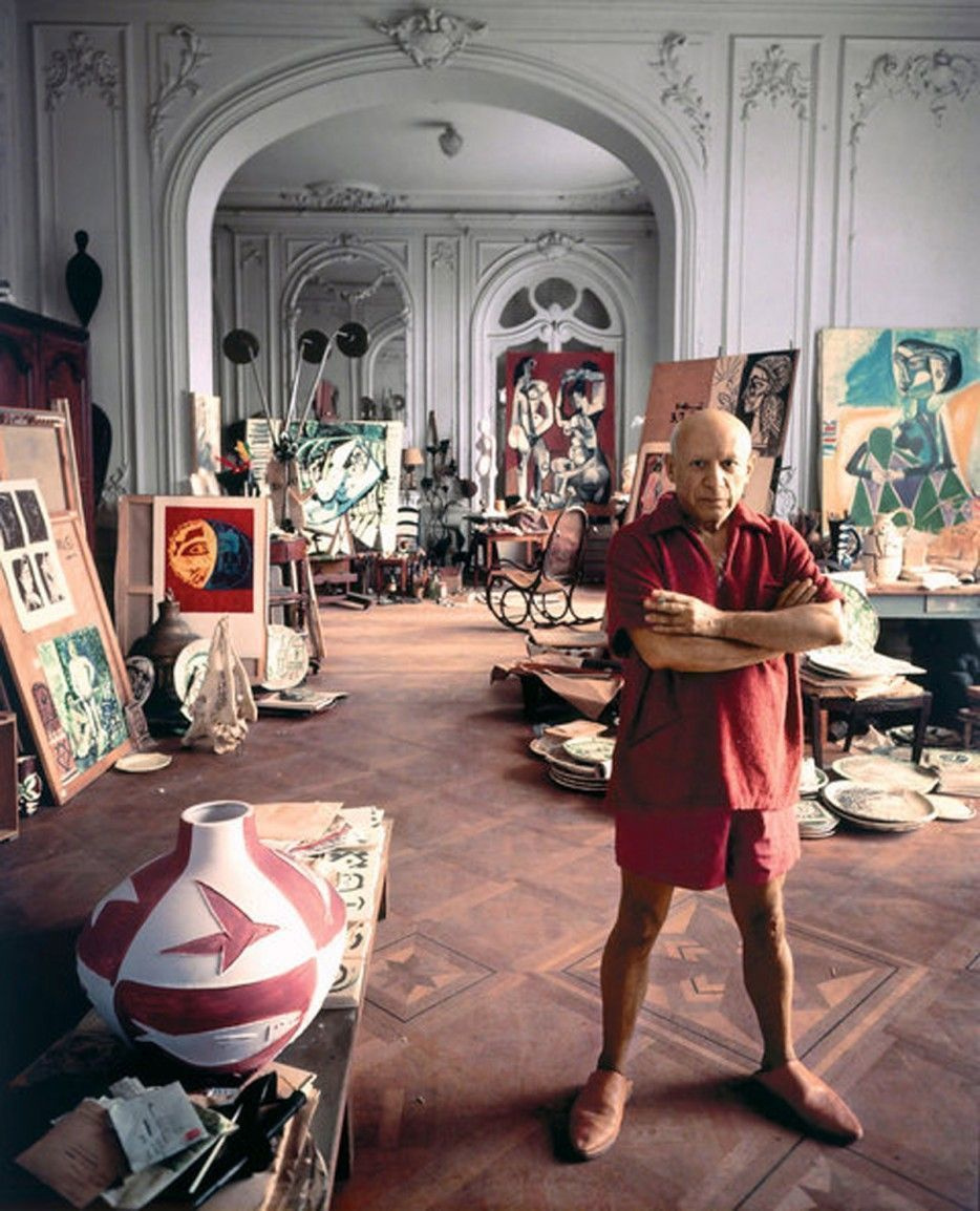 Pablo Picasso's quotes on how to be an artist, draw wildness and love a doorknob