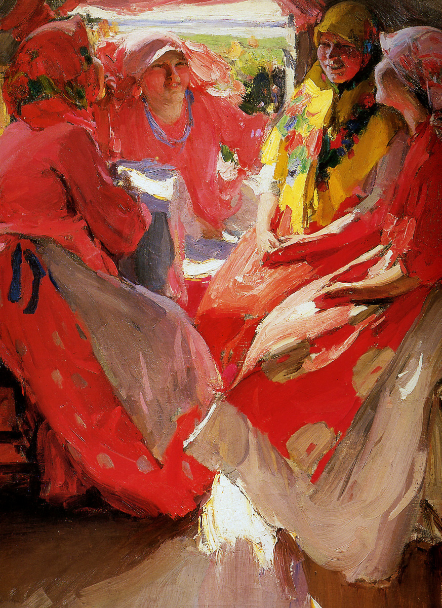 Abram Arkhipov. Meeting in spring festival