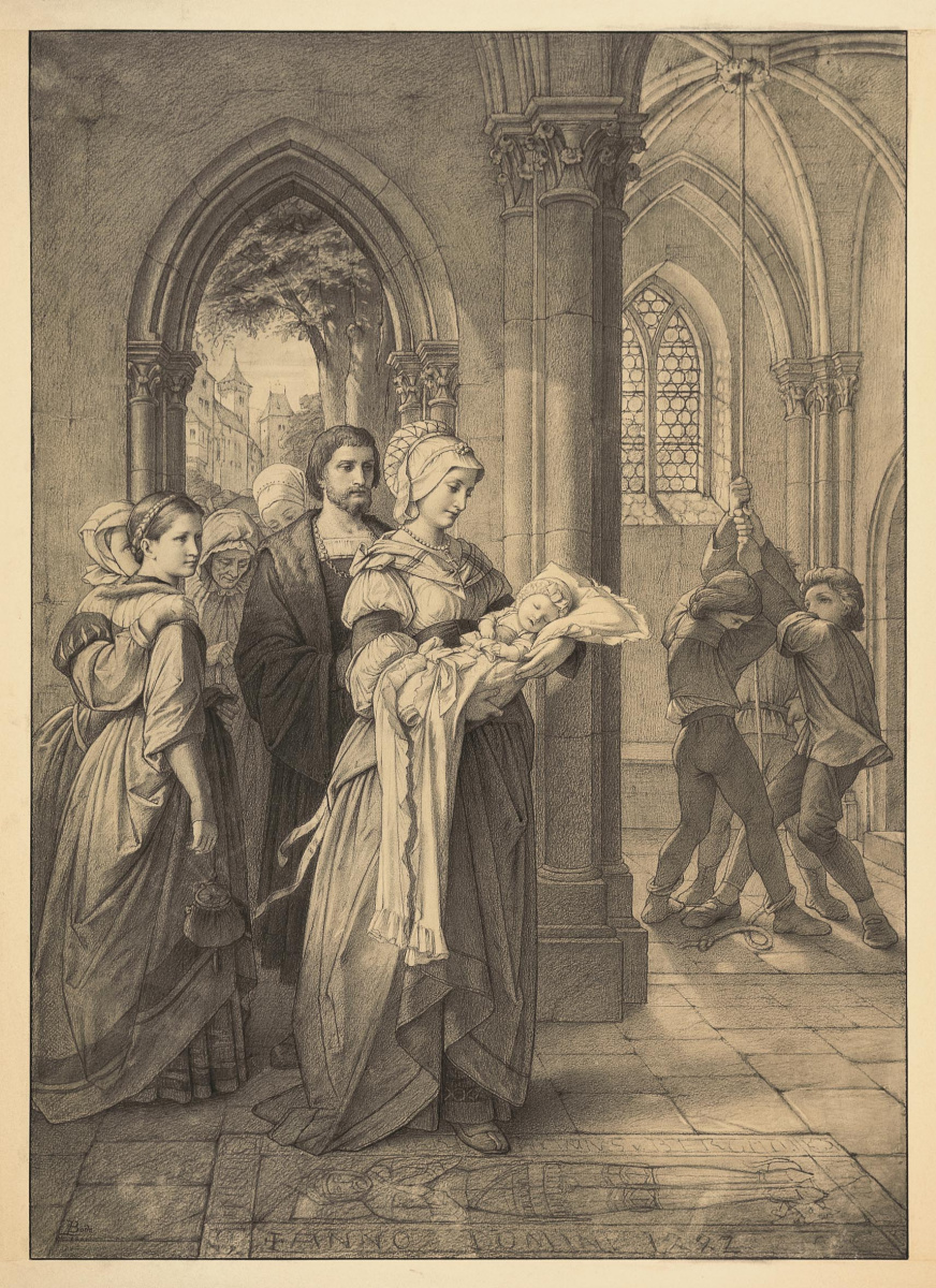 Leopold bode. Zwölf Zeichnungen zu Friedrich Schillers „Das Lied von der Glocke“: „Denn mit der Freude Feierklänge“
