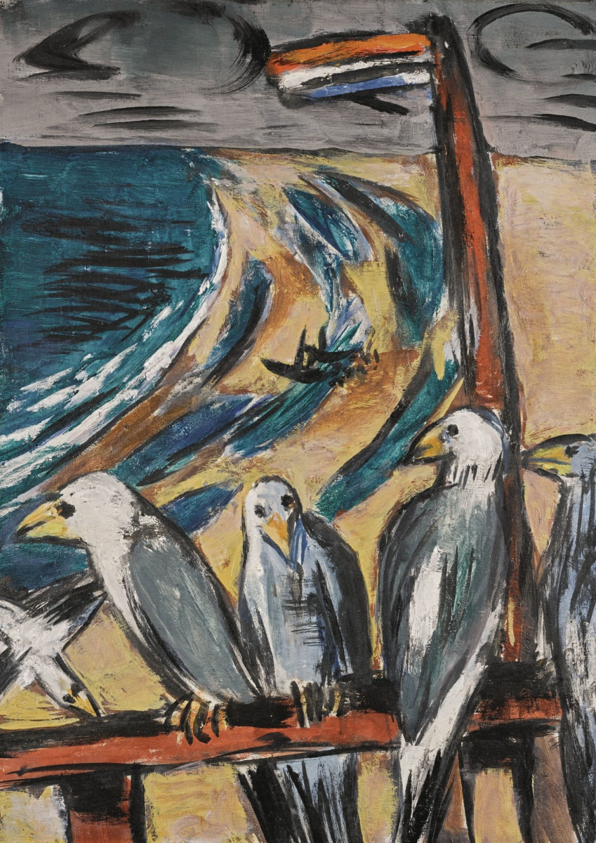Max Beckmann. Gulls in a storm