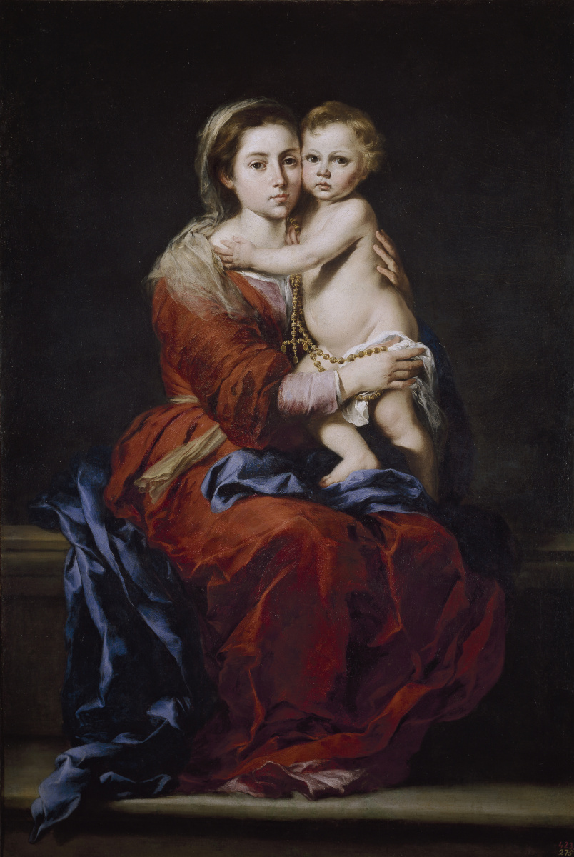 Bartolomé Esteban Murillo. Madonna con el rosario