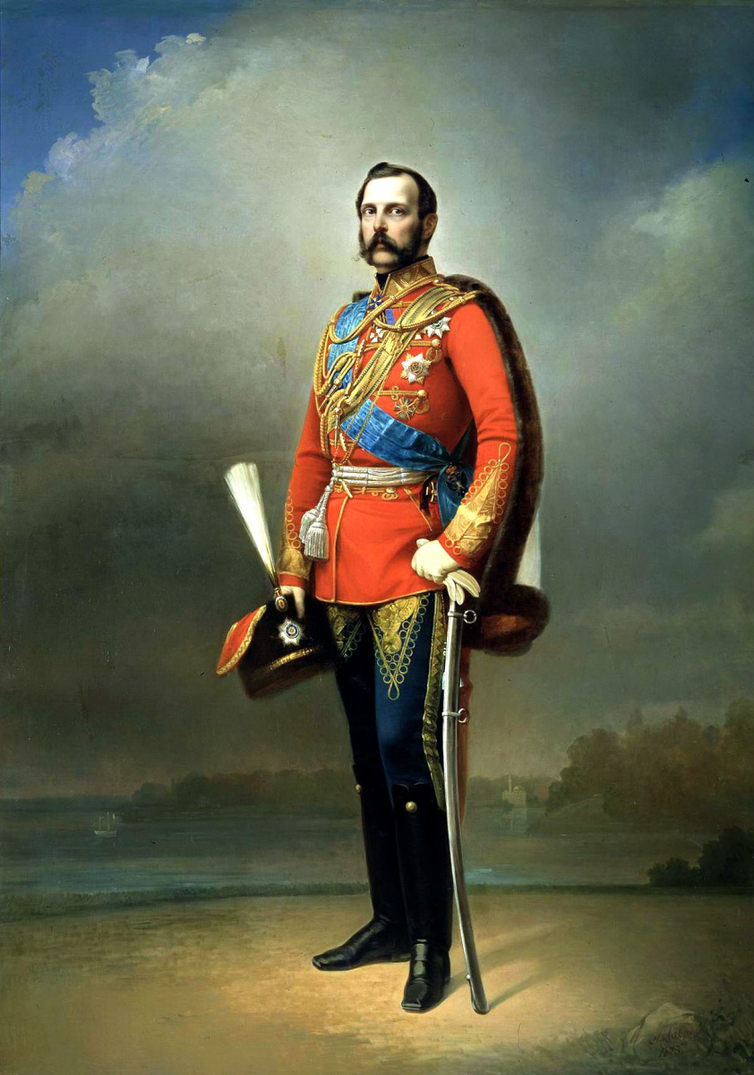 Nikolay Lavrov. Portrait of Emperor Alexander II