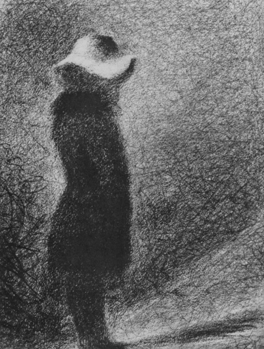 Georges Seurat. The girl in the hat