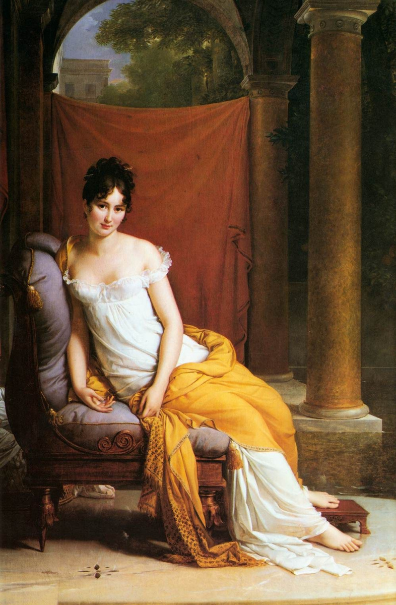 Francois Pascal Simon Gerard. Portrait of Madame Récamier