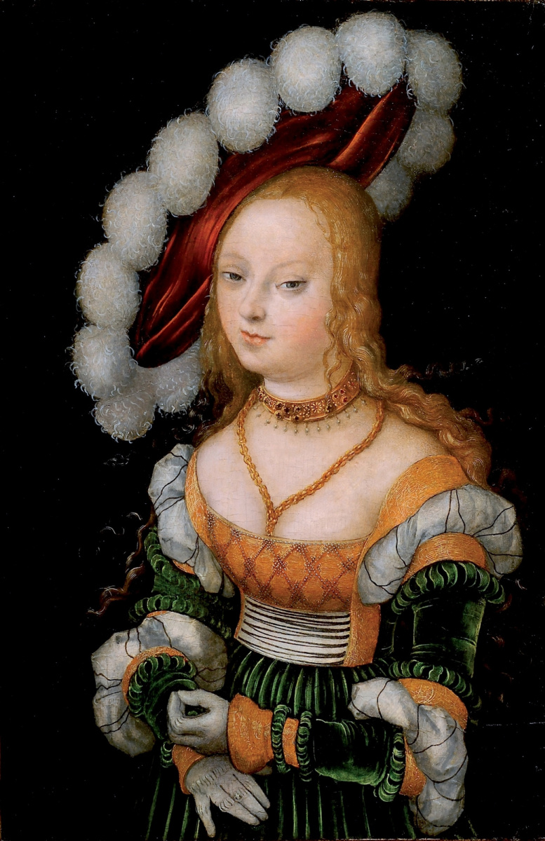 Lucas Cranach the Elder. 肖像一个高贵的女士