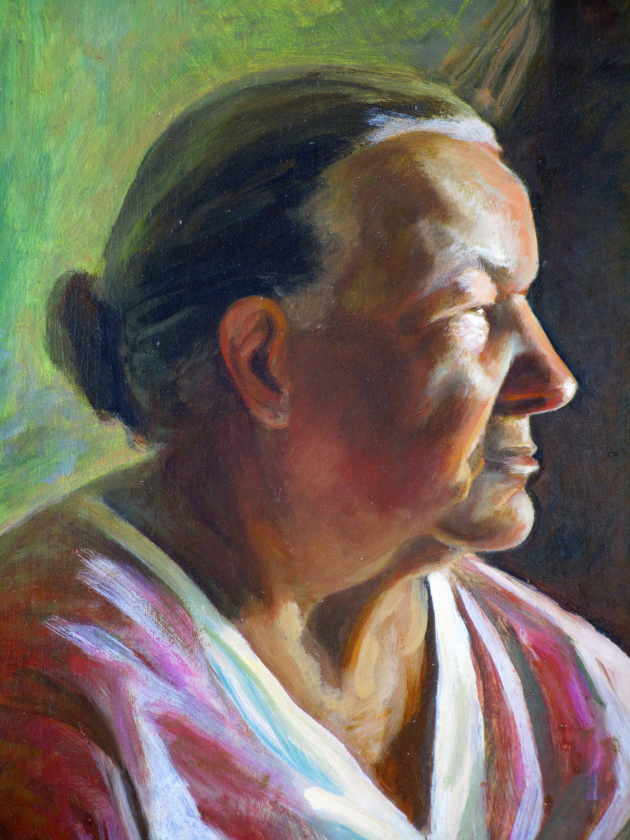 Алексей РуСАК. Женский портрет (фрагмент)