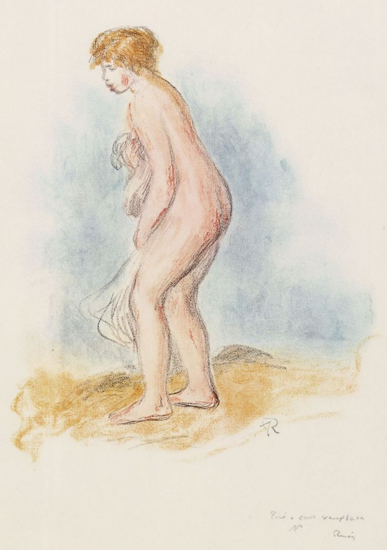 Pierre-Auguste Renoir. Standing bather