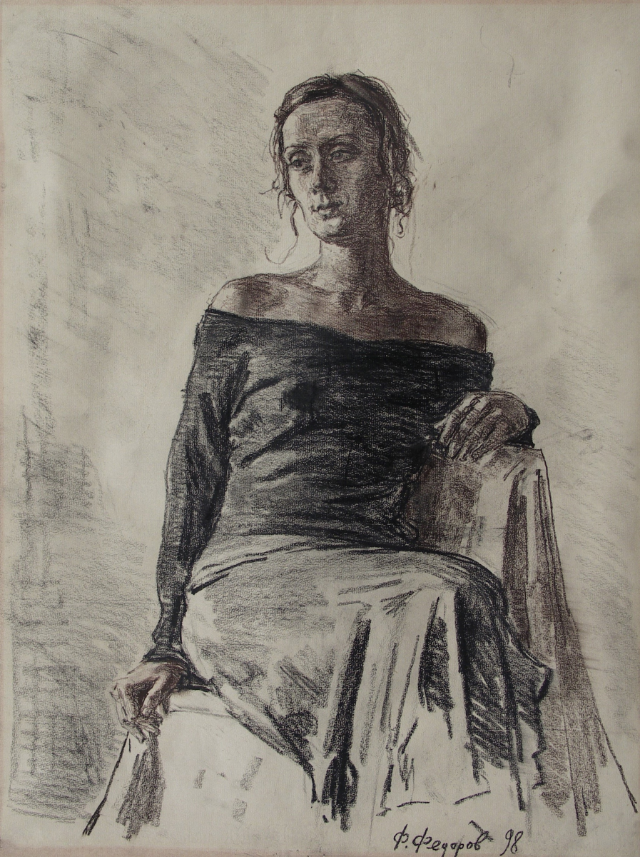 Фёдор Борисович Фёдоров. Portrait of a young woman