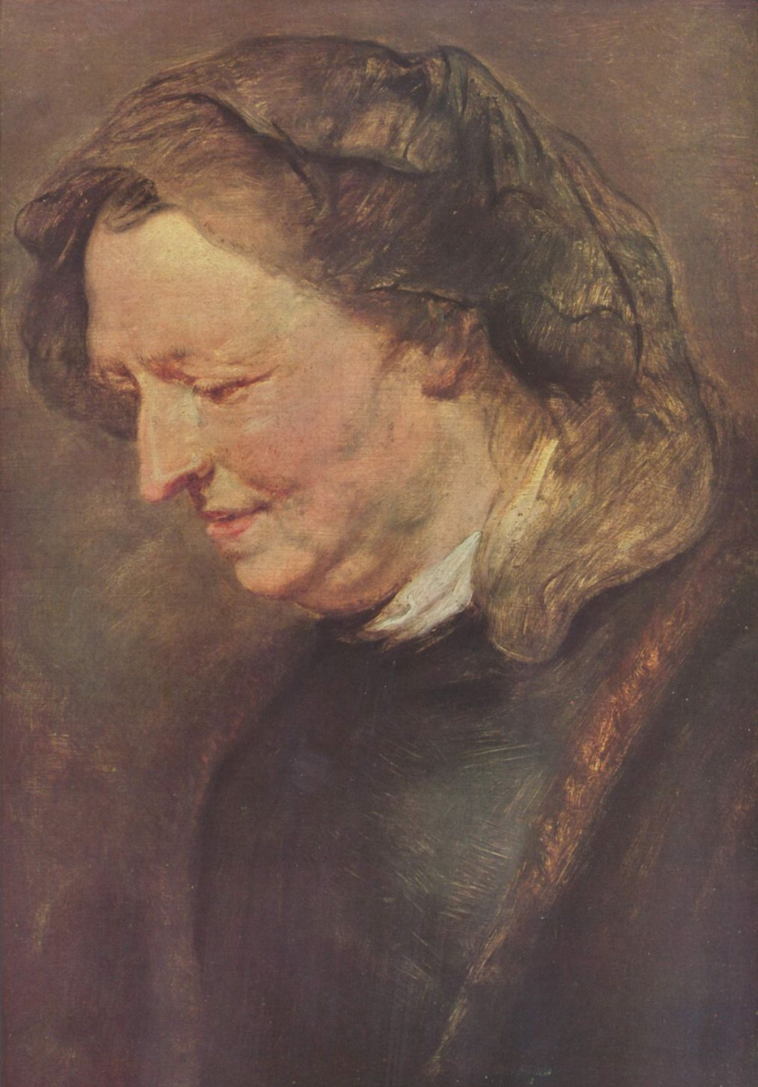 Peter Paul Rubens. Portrait of an elderly woman