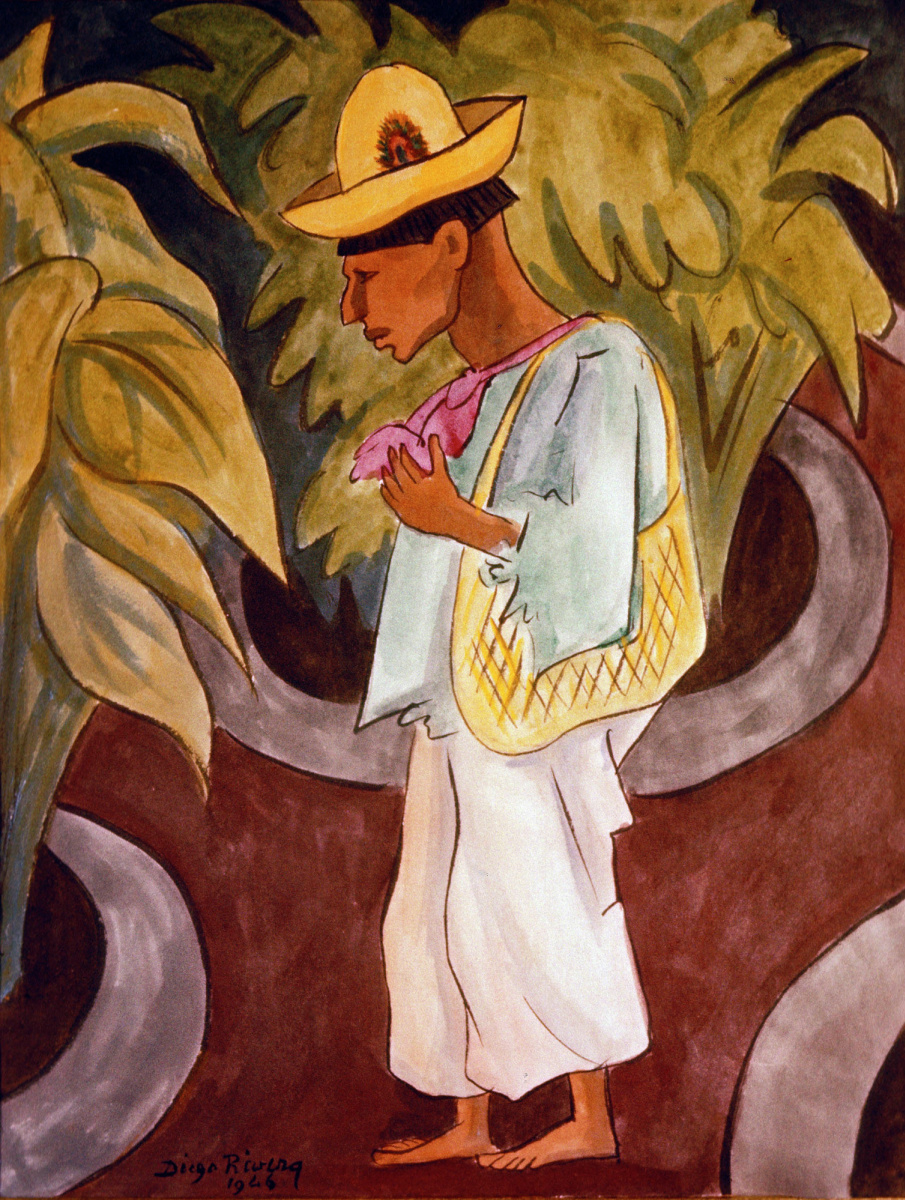 Diego Maria Rivera. Mexican peasant