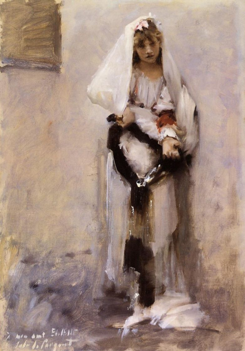 John Singer Sargent. The Paris beggar