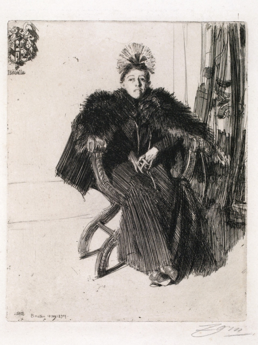 Anders Zorn. Isabella Stewart Gardner