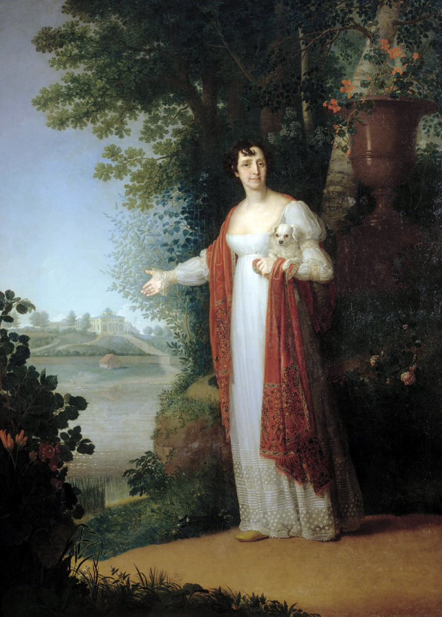 Vladimir Borovikovsky. Portrait Of Darya Alexeevna Deriabinoi