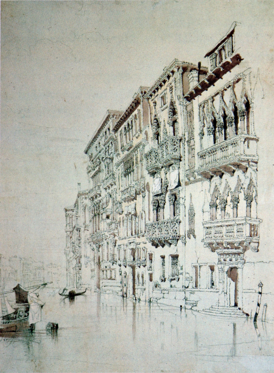 John Ruskin. Palazzo Contarini Fasan, Venezia