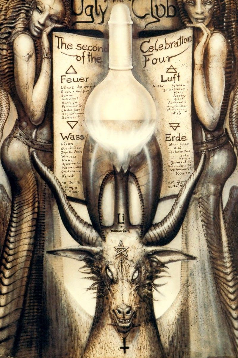 Hans Rudolph Giger. Second honoring four