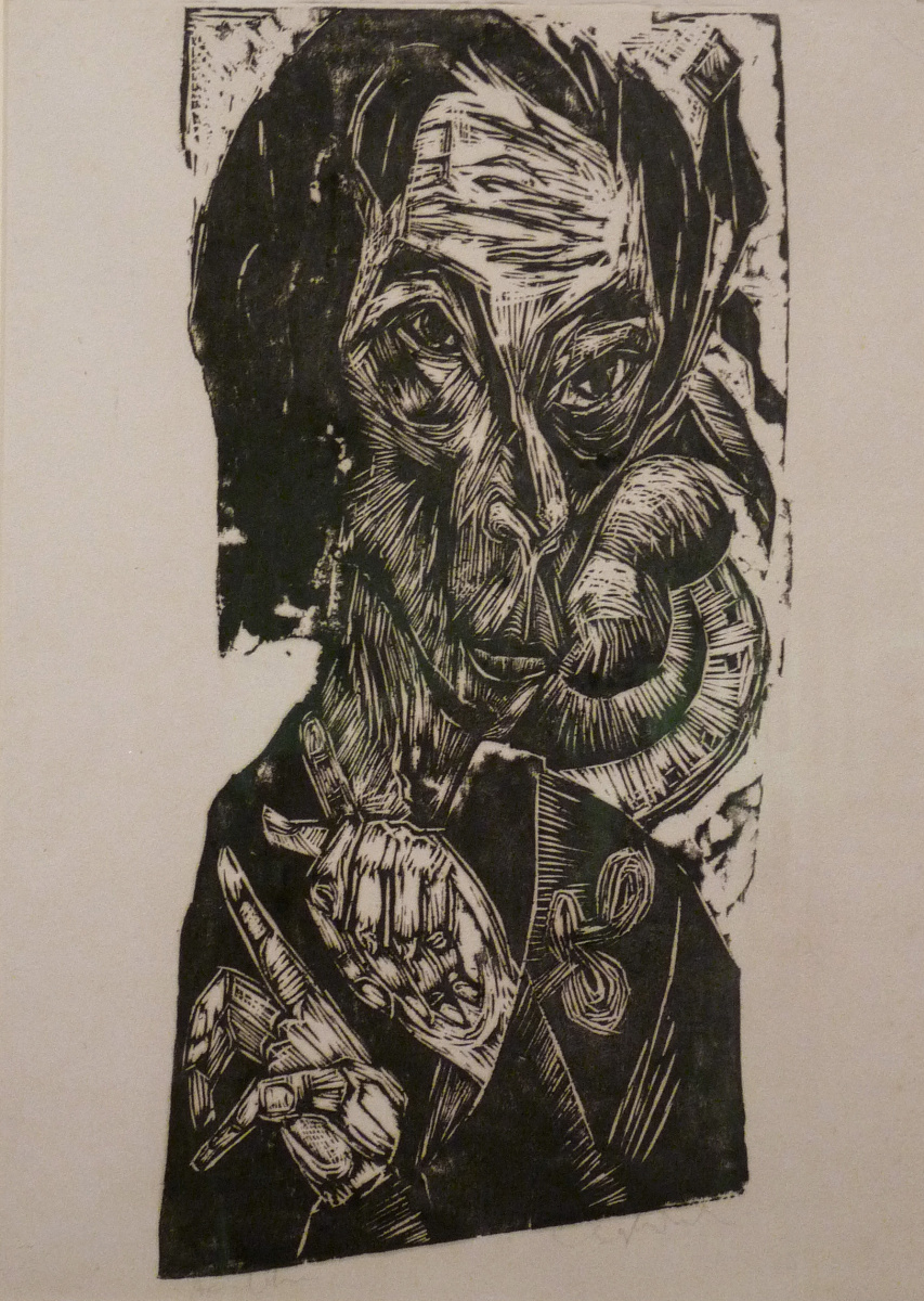 Ernst Ludwig Kirchner. Portrait of a sick man