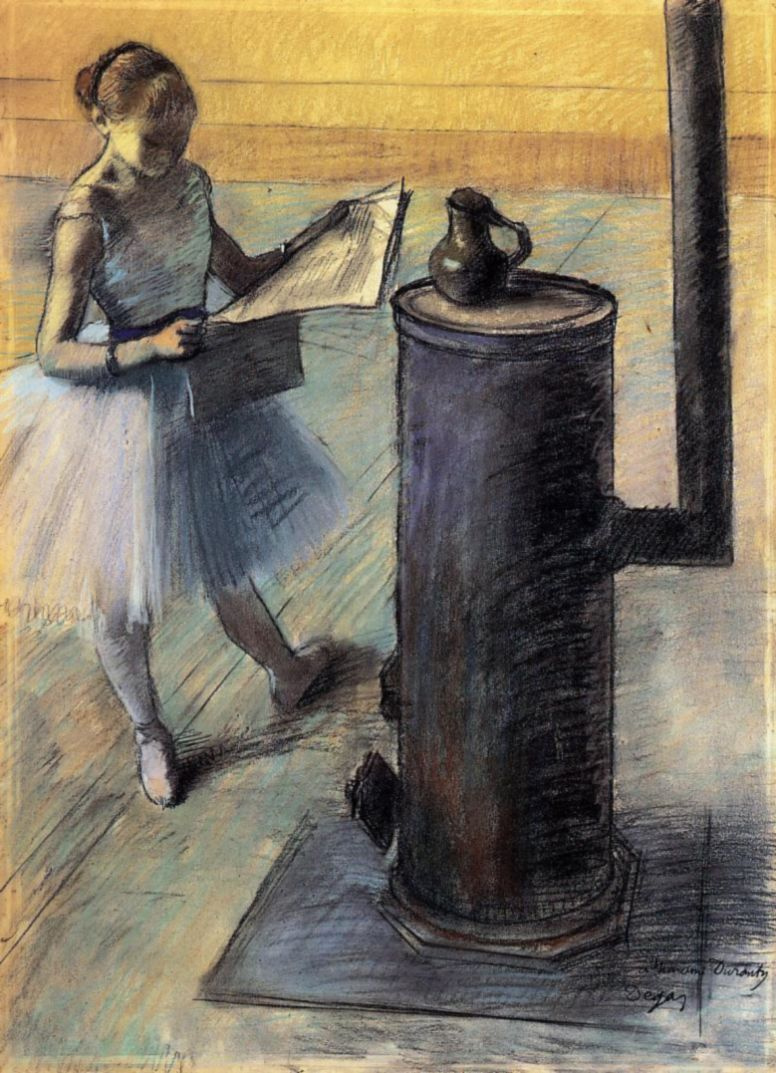 Edgar Degas. The rest of the ballerina