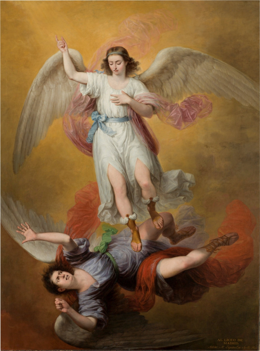 Antonio Maria Esquivel. The Fall of Lucifer