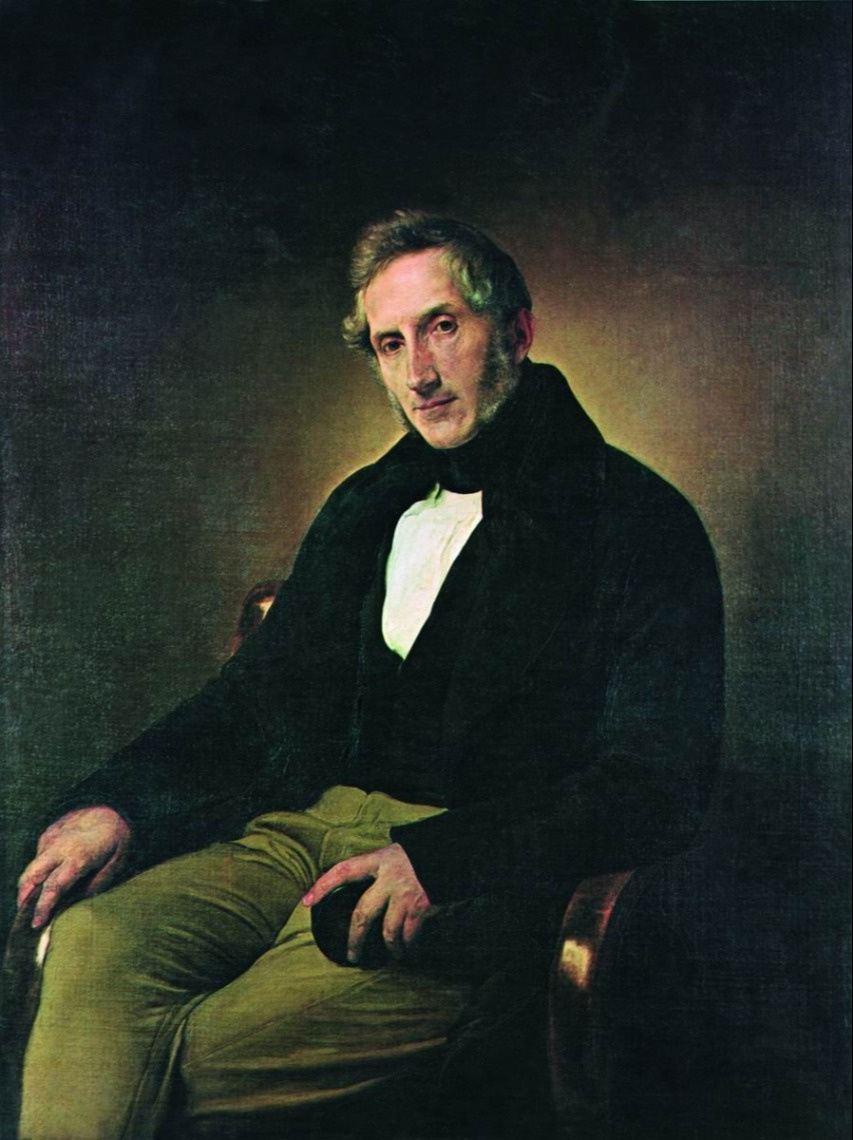 Francesco Ayets. Portrait of Alessandro Manzoni