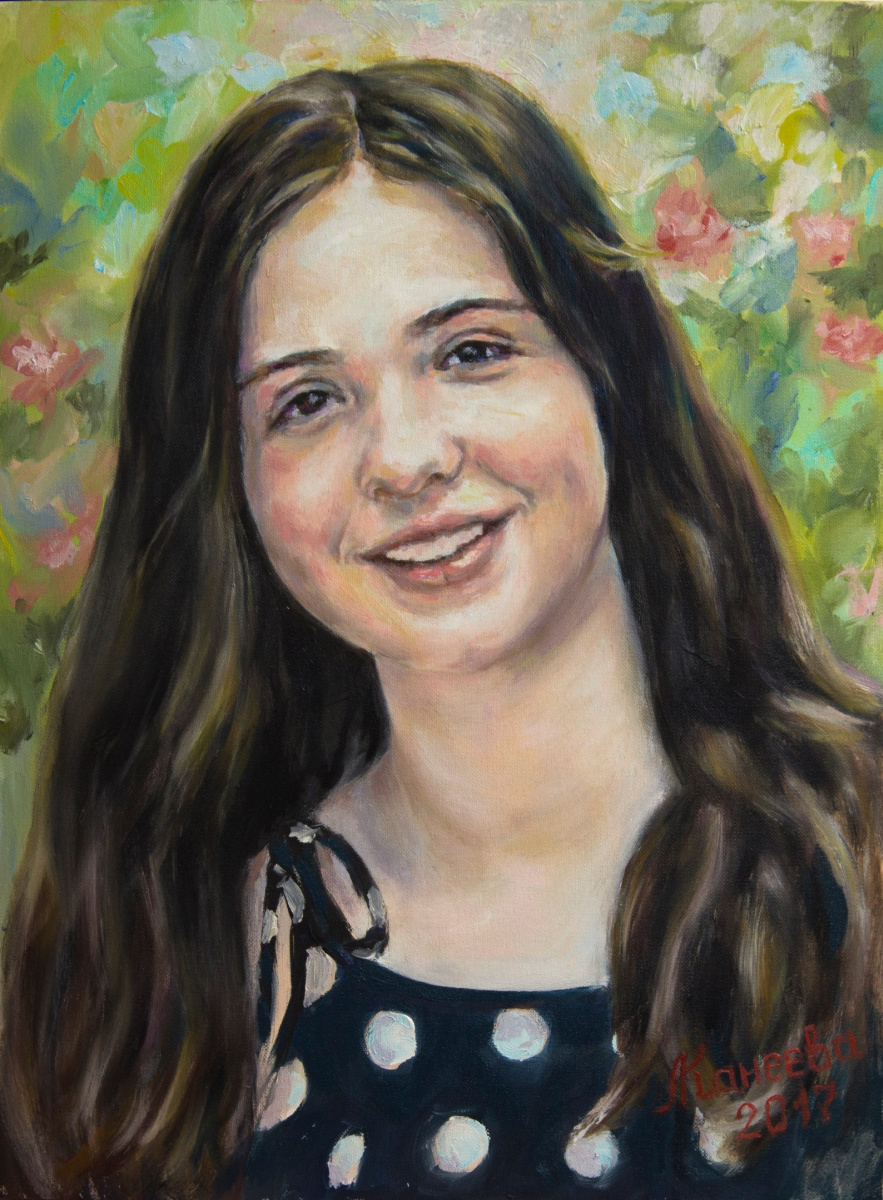 Mila Kaneyeva. Portrait to order