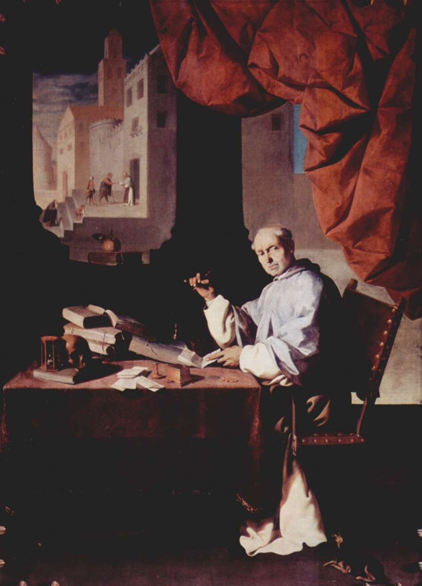 Francisco de Zurbaran. Portrait of brother Gonzalo de Illescas